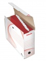 Archivačné škatule na zakladače Esselte - 11,7 x 28,5 x 33,7 cm, biela