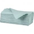 Papierové uteráky - jednovrstvové, zelené, 250 ks