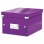 Malá organizačná krabica Click & Store purpurová 