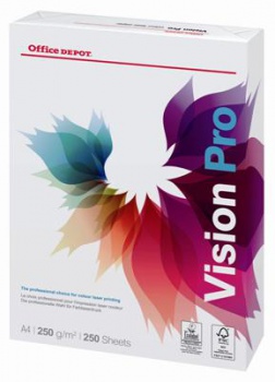 Kancelársky papier Office Depot Vision Pro - A4, 250 g, 250 hárkov