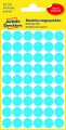 Samolepiace guľaté etikety Avery Zweckform - modrá, priemer 12 mm, 270 ks