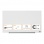 Sklenená tabuľa Nobo Diamond biela 680x380 mm 