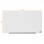 Sklenená tabuľa Nobo Diamond biela 680x380 mm 
