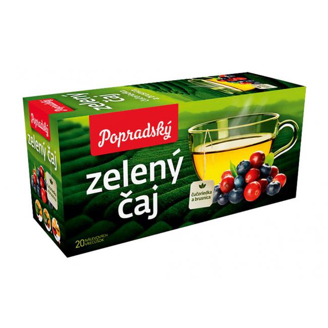 bop poprad Čaj BOP zelený čučoriedka a brusnica 30g
