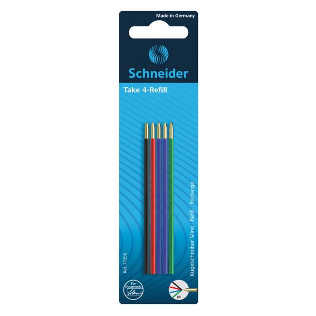 schneider Sada nahradných náplní do guľôčkového pier Take 4