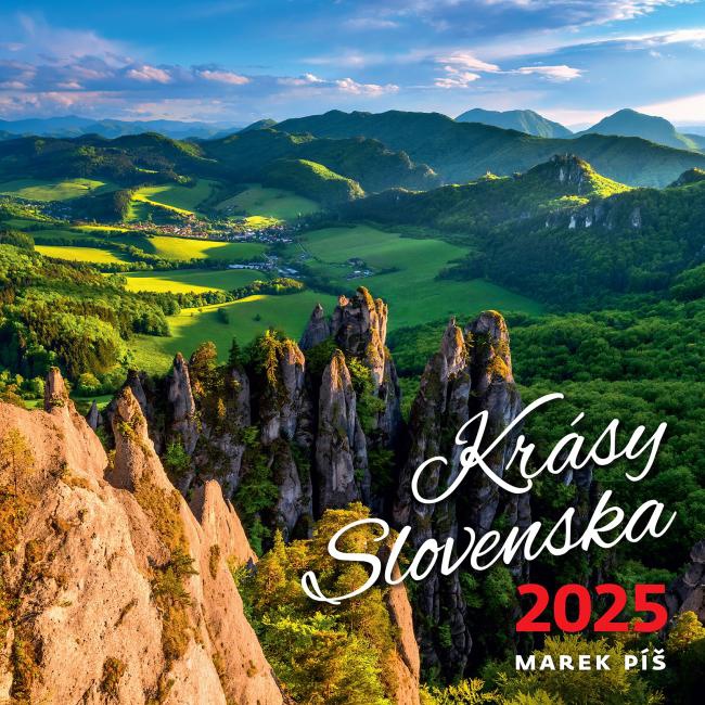 helma Nástenný kalendár krásy Slovenska 30 x 30 cm 2025