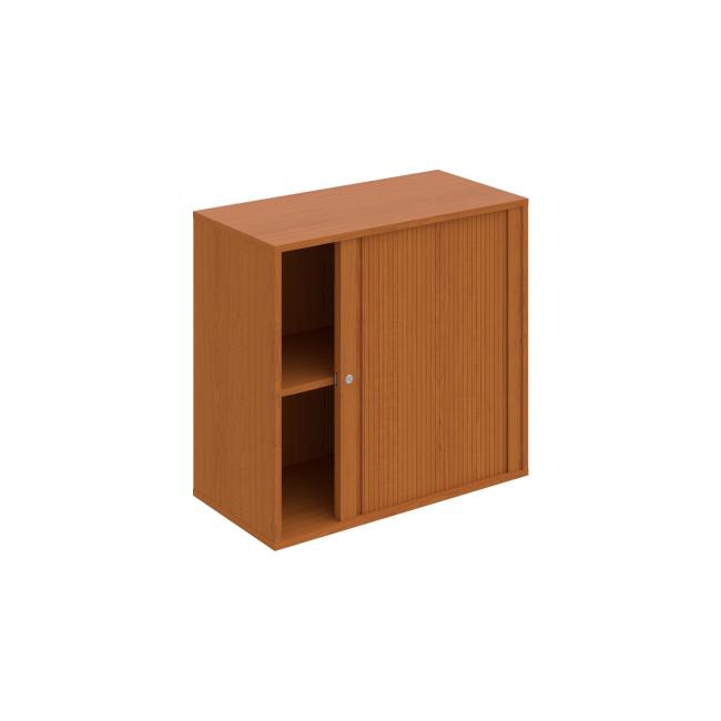 Hobis Policová skriňa Drive, zámok, 80x74x40 cm, čerešňa/čerešňa