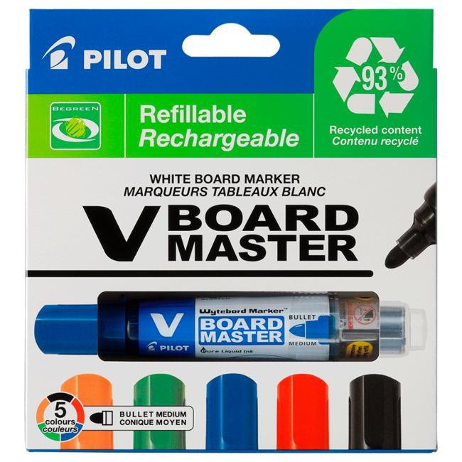Sada popisovačov na tabule PILOT V-Board master 5S