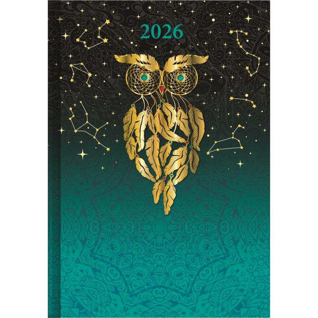 spektrum grafik Diár týždenný A5 14,2 x 20,4 cm - ART Lapač snov 2026