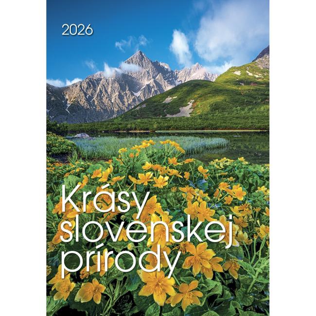 spektrum grafik Nástenný kalendár 24 x 34 cm Krásy slovenskej prírody 2026