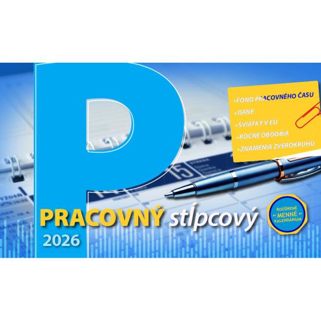 spektrum grafik Stolový kalendár stĺpcový 23 x 14 cm - Pracovný 2026