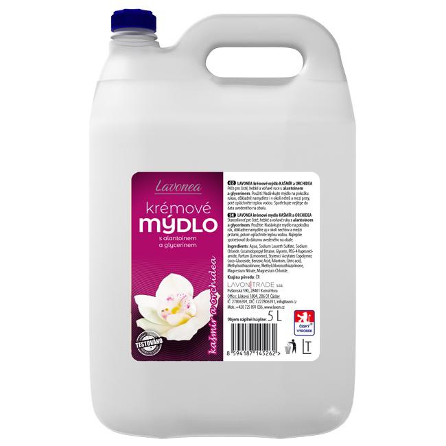 Tekuté mydlo LAVONEA kašmír &amp; orchidea 5 l